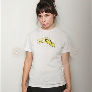 Alexa Chung banana print boxy tee in great condition
